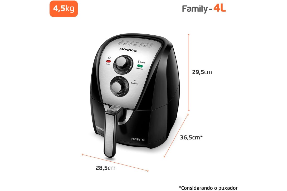 Air Fryer Mondial AFN-40-BI é Boa? Air Fryer Mondial AFN-40-BI é Boa?
