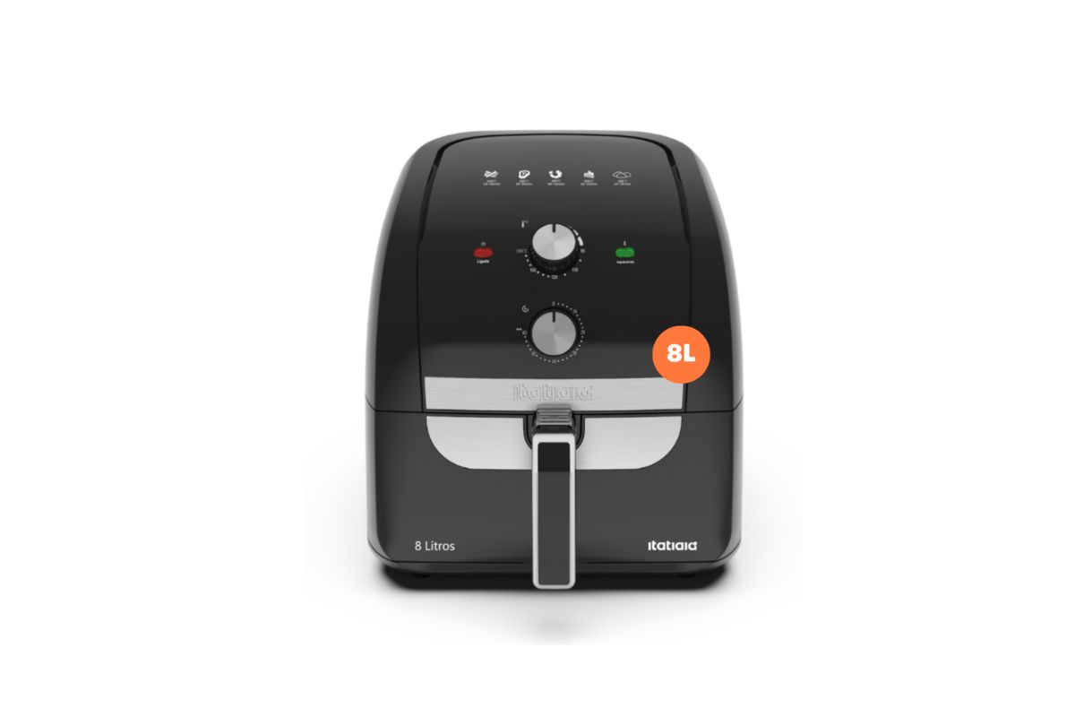 capacidade da air fryer Itatiaia