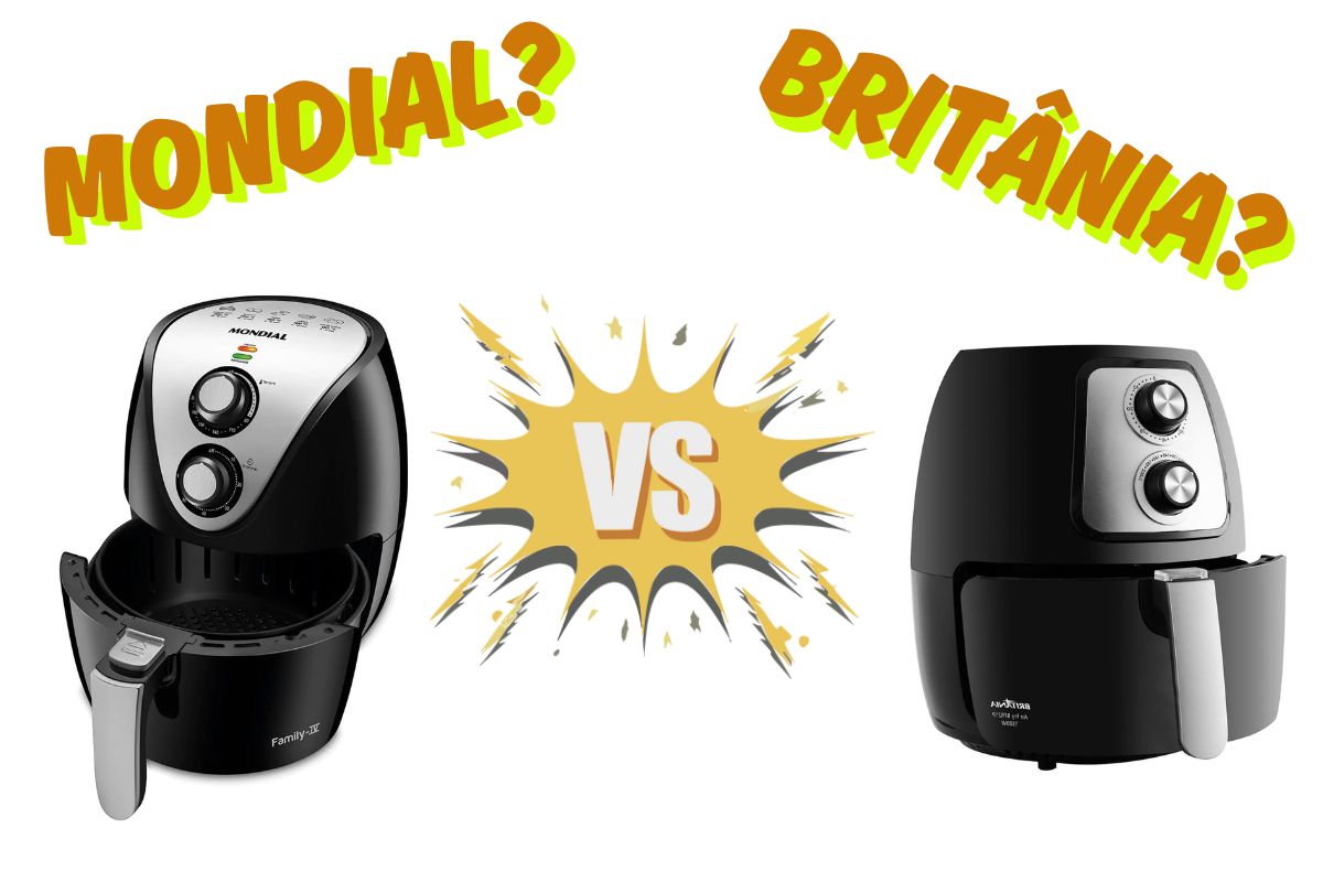 Qual air fryer comprar Mondial ou Britânia?
