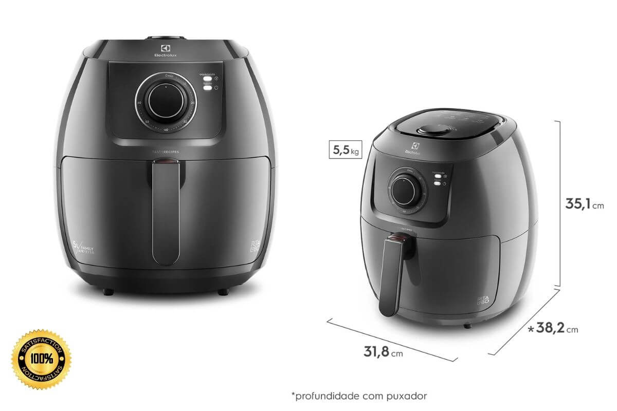 Air fryer Electrolux Rita Lobo Eaf50 5L é boa? Air fryer Electrolux Rita Lobo Eaf50 5L é boa?